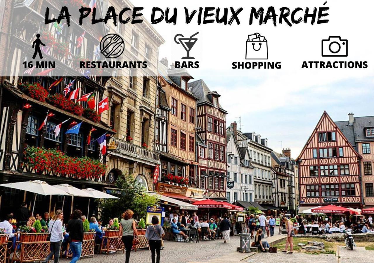 Cosy'Appart - Le Tiny Apartment Rouen Ngoại thất bức ảnh